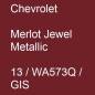 Preview: Chevrolet, Merlot Jewel Metallic, 13 / WA573Q / GIS.